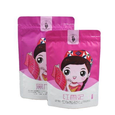 Disposable Digital Printing Custom Printed Logo Pet Food Plastic Packaging Aluminum Foil Coffee Snacks Ziplock Holder Up Bags