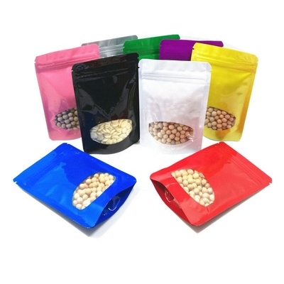 Hot Sale Food Products Food Packaging Bags Resealable Zipper Bags With Clear Window
